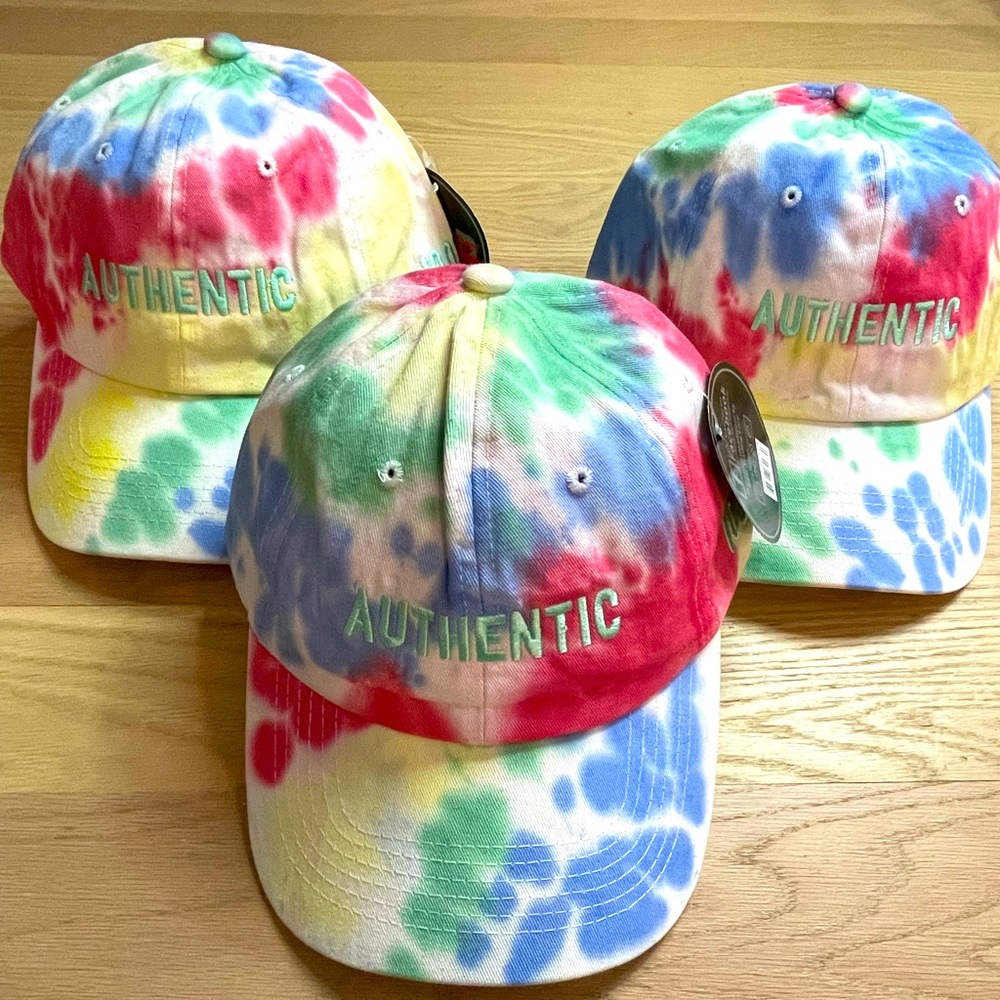 AUTHENTIC dad cap in TYE DYE- UNISEX CAPS